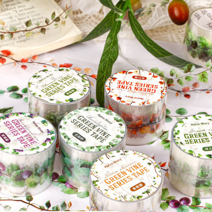 Green Vine Die Cutting Tape