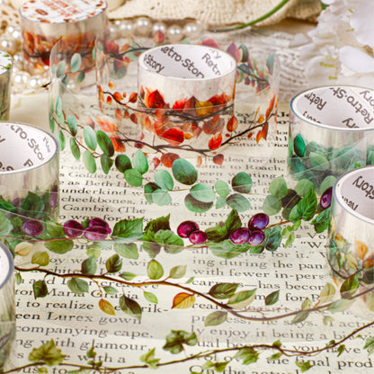 Green Vine Die Cutting Tape