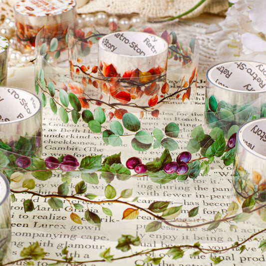 Green Vine Die Cutting Tape
