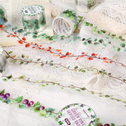 Green Vine Die Cutting Tape