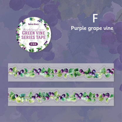Green Vine Die Cutting Tape