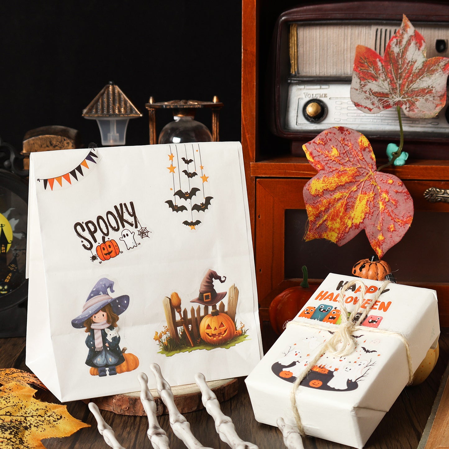 Halloween Castle Die-cut Sticker Book 20pcs