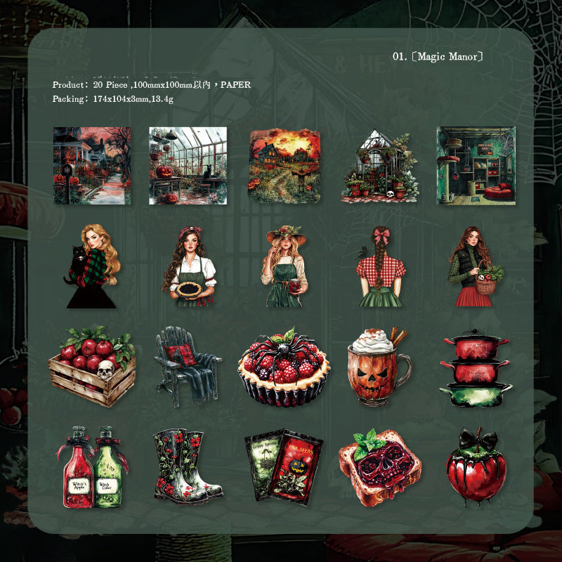 Halloween Surprise Sticker 20pcs