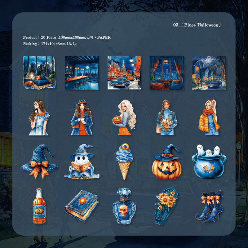 Halloween Surprise Sticker 20pcs