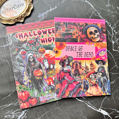 Halloween and Death Day Night Sticker Book