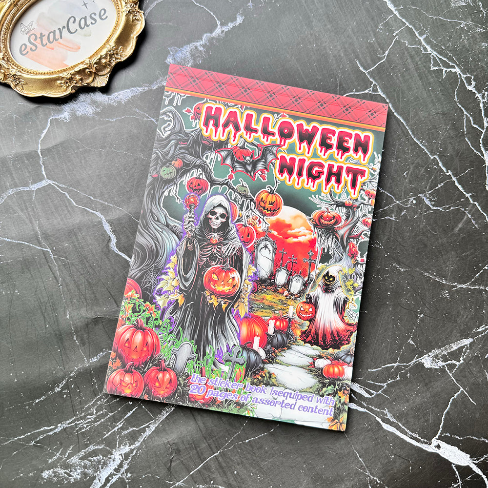 Halloween and Death Day Night Sticker Book