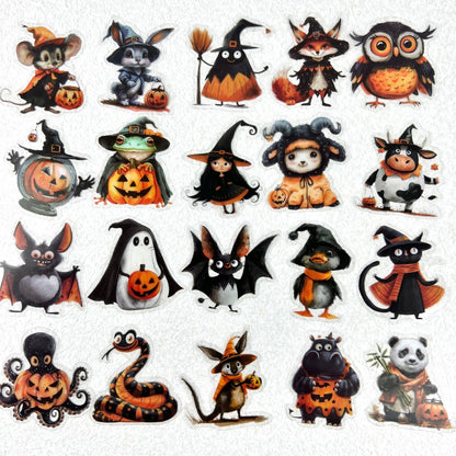 Haloween Animals Sticker 50PCS