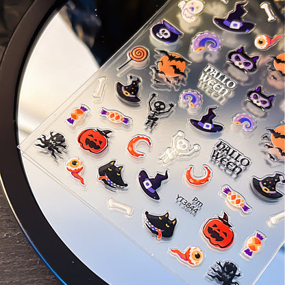 Haloween Hat Mini Stickers