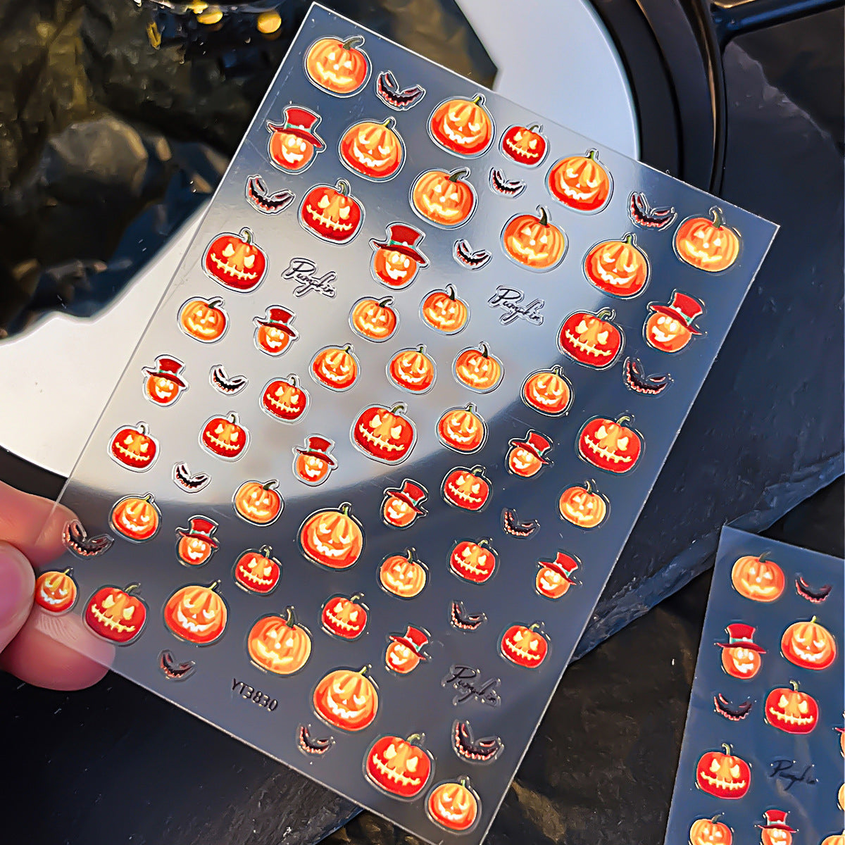 Haloween Pumpkin Mini Stickers