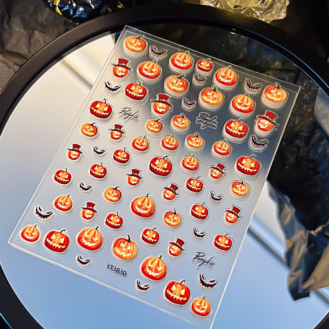 Haloween Pumpkin Mini Stickers