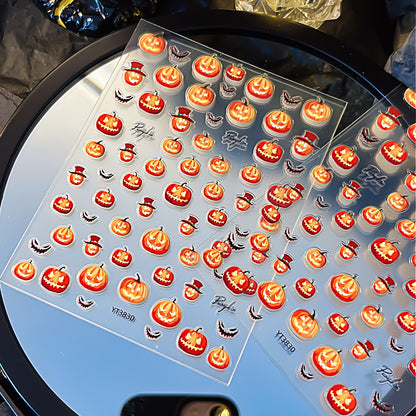 Haloween Pumpkin Mini Stickers
