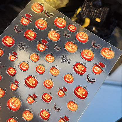 Haloween Pumpkin Mini Stickers
