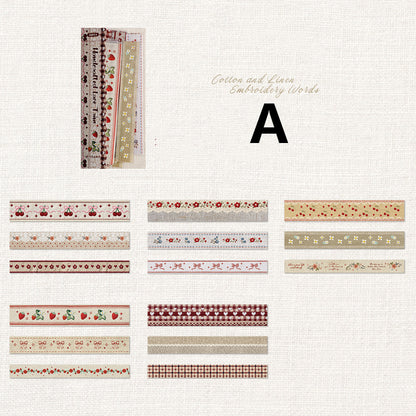 Handmade Lace Sticker 30pcs