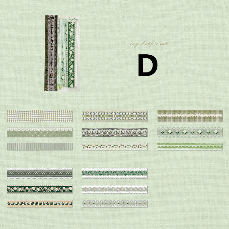 Handmade Lace Sticker 30pcs