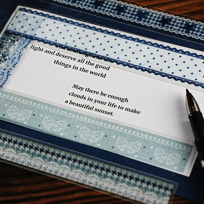 Handmade Lace Sticker 30pcs