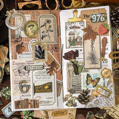 Handmade Treasure Box Sticker 20pcs