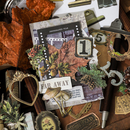 Handmade Treasure Box Sticker 20pcs