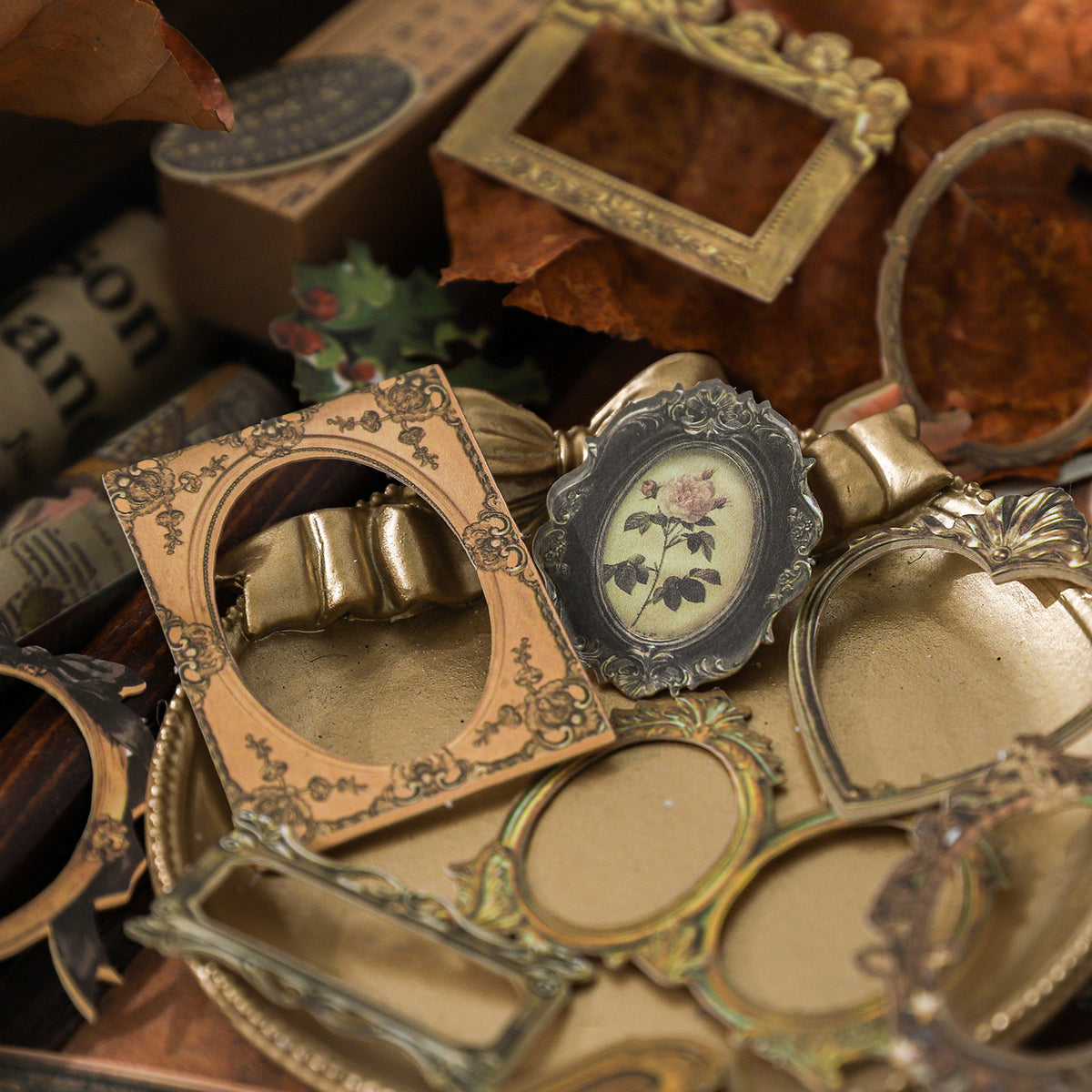 Handmade Treasure Box Sticker 20pcs