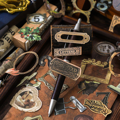 Handmade Treasure Box Sticker 20pcs