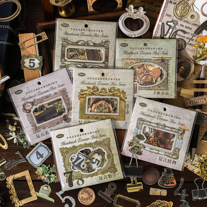 Handmade Treasure Box Sticker 20pcs