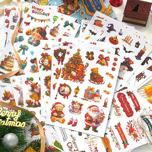 Happy Holiday Sticker Book