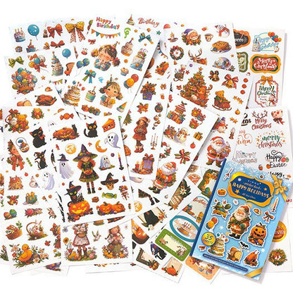 Happy Holiday Sticker Book