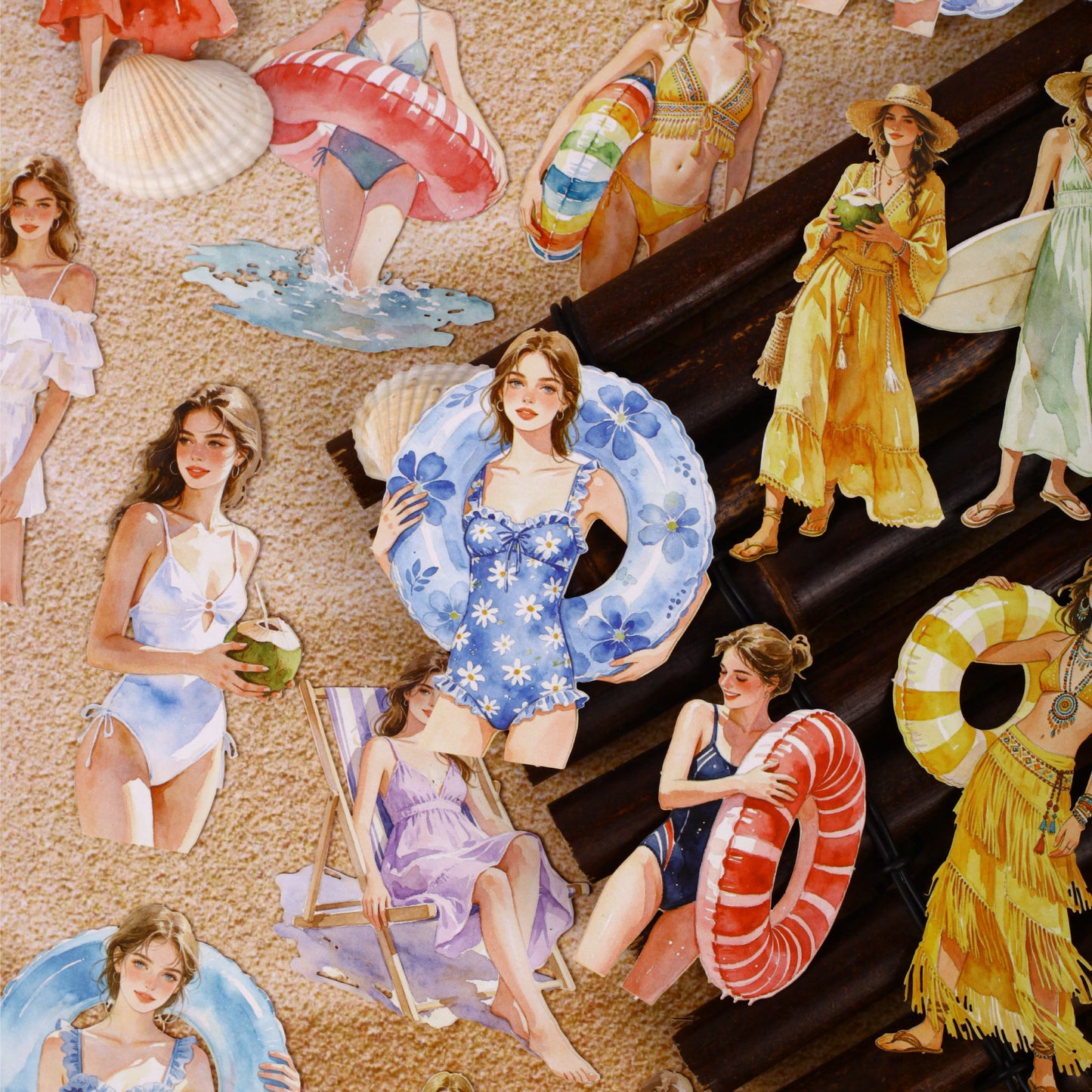 Hello Summer Sticker Pack Sticker 10pcs