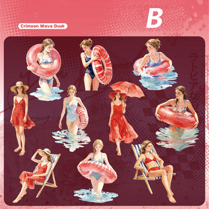 Hello Summer Sticker Pack Sticker 10pcs