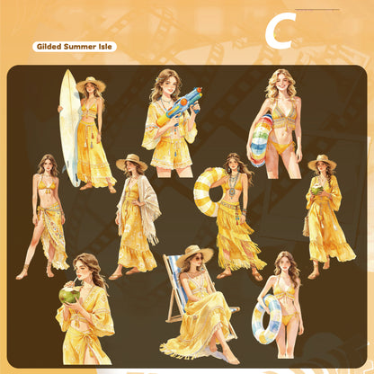 Hello Summer Sticker Pack Sticker 10pcs