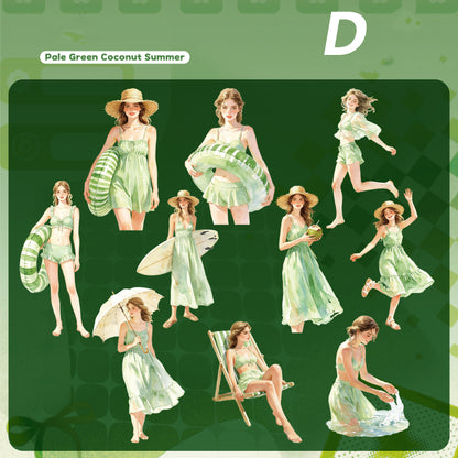 Hello Summer Sticker Pack Sticker 10pcs