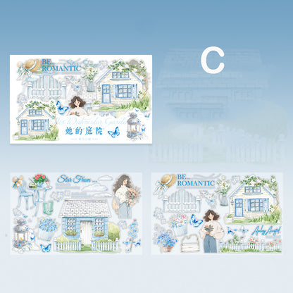 Her Courtyard Rub On Sticker 2pcs