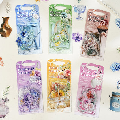 Hidden Flower Corner Series Sticker 20pcs