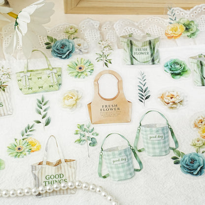Hidden Flower Corner Series Sticker 20pcs