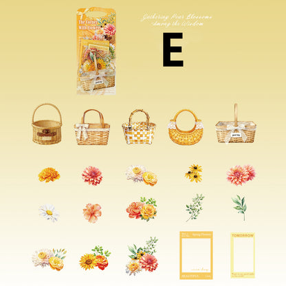 Hidden Flower Corner Series Sticker 20pcs