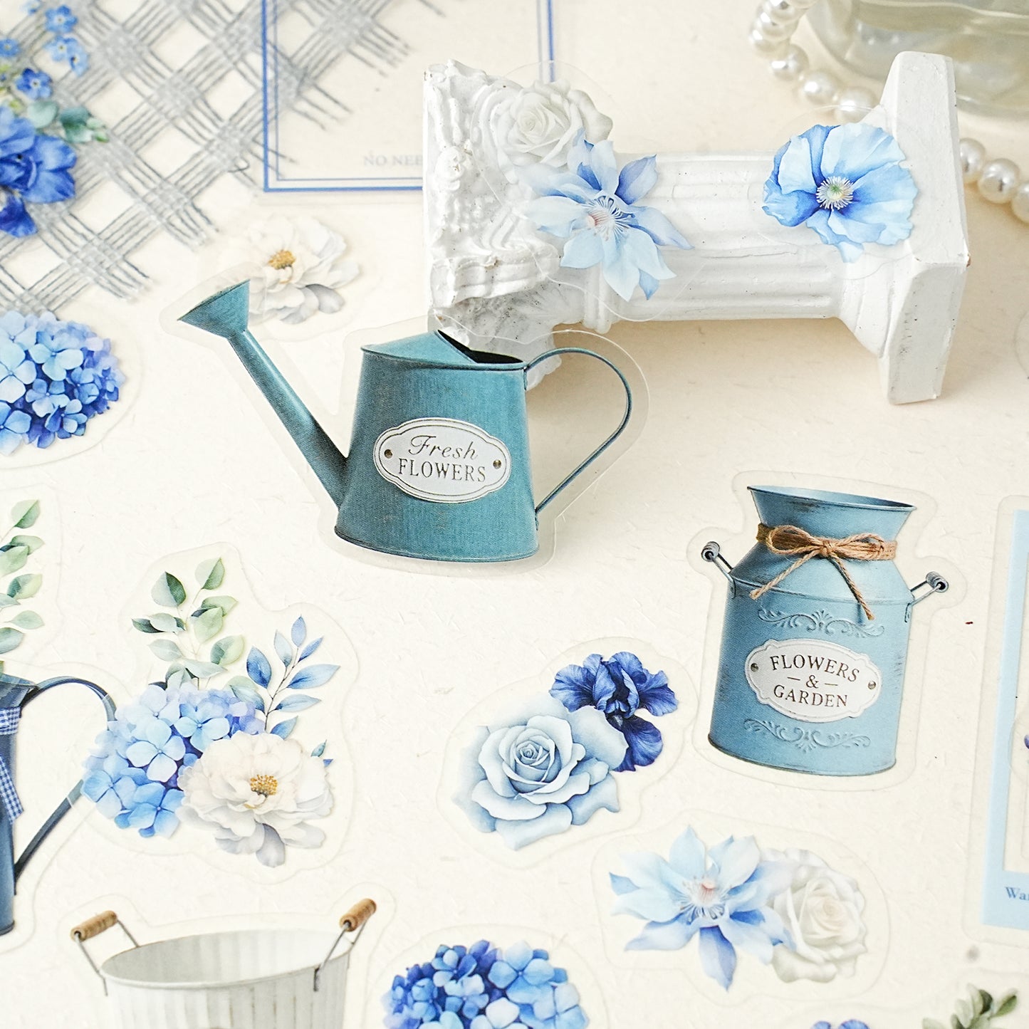 Hidden Flower Corner Series Sticker 20pcs