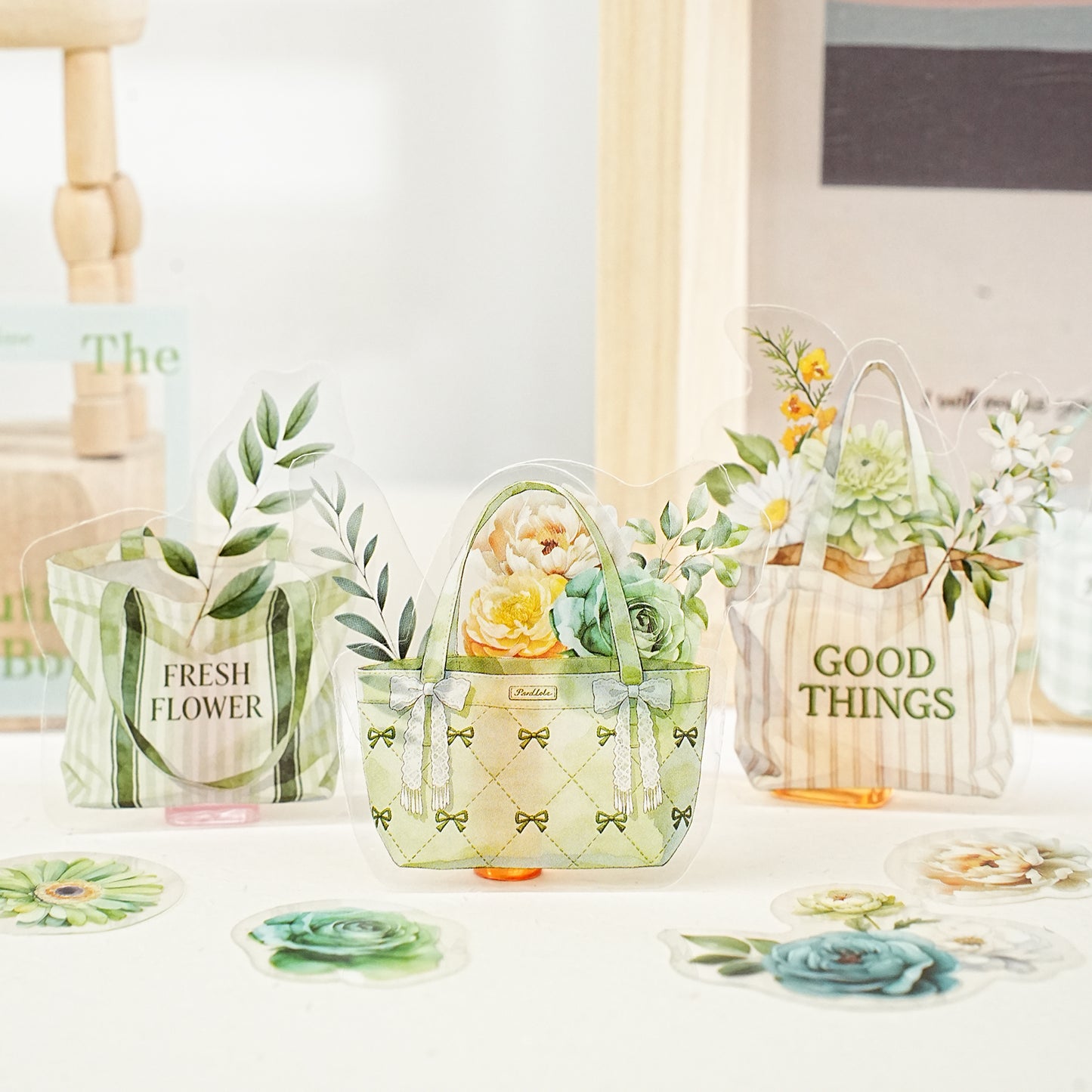 Hidden Flower Corner Series Sticker 20pcs
