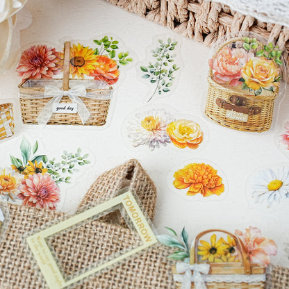 Hidden Flower Corner Series Sticker 20pcs