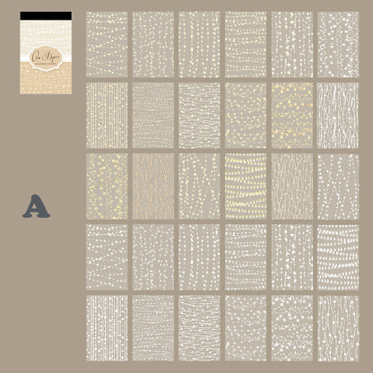 Hidden In The Texture Sticker 30pcs