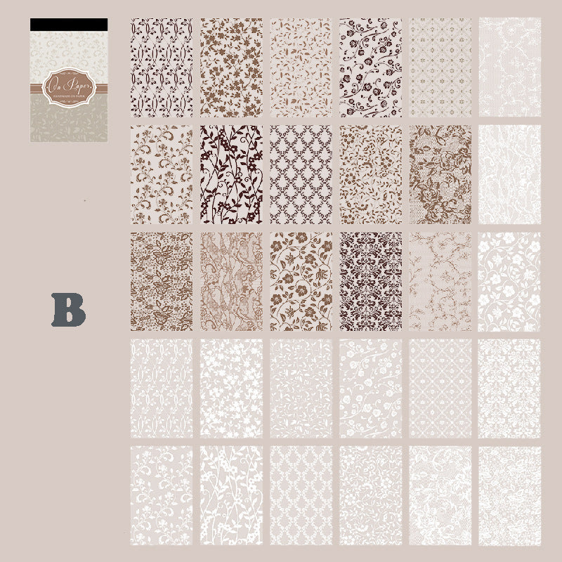 Hidden In The Texture Sticker 30pcs