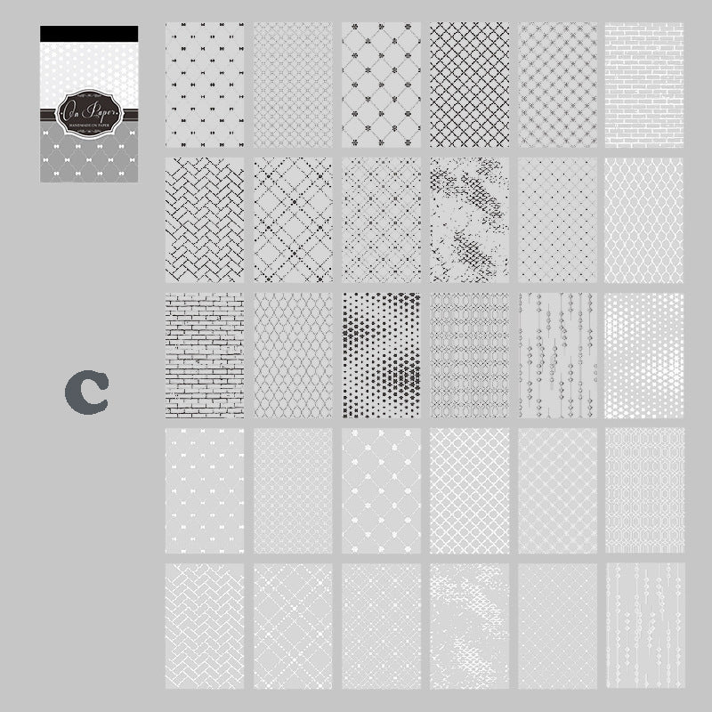 Hidden In The Texture Sticker 30pcs