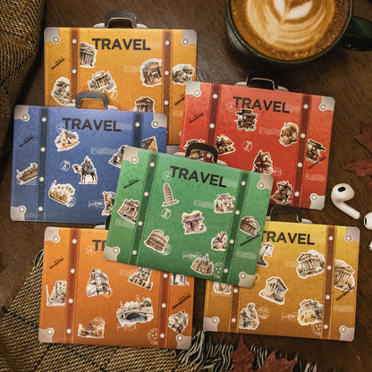 Historical Travel Stickers 30pcs