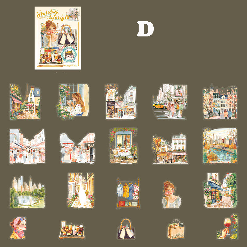 Holiday Lifestyle Sticker 20pcs