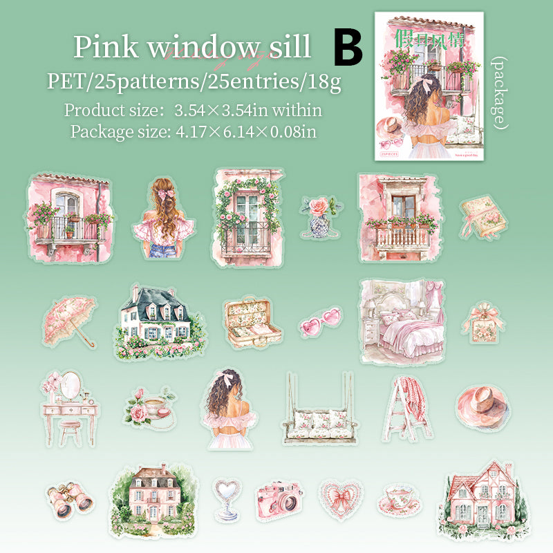 Holiday Style Stickers 25pcs