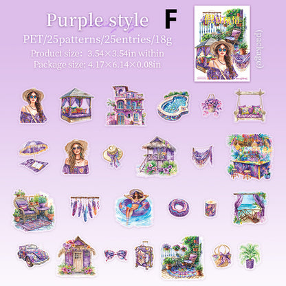 Holiday Style Stickers 25pcs