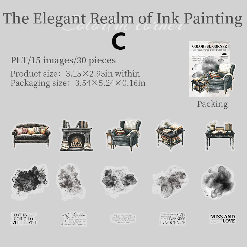 Home Corner Sticker 30pcs