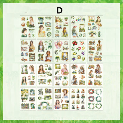 Honey Glaze Fragrance Sticker Book 20pcs