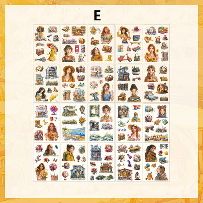 Honey Glaze Fragrance Sticker Book 20pcs