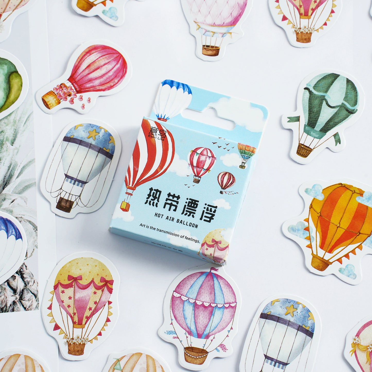Hot Air Balloon Stickers 46pcs