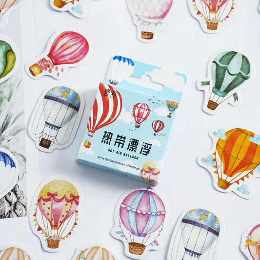 Hot Air Balloon Stickers 46pcs