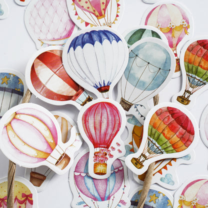 Hot Air Balloon Stickers 46pcs